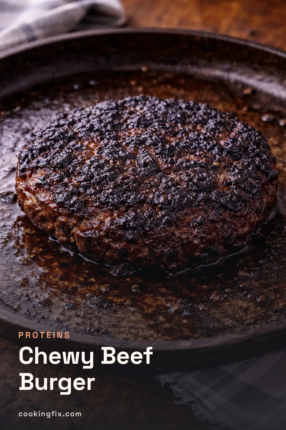 Chewy Beef Burger