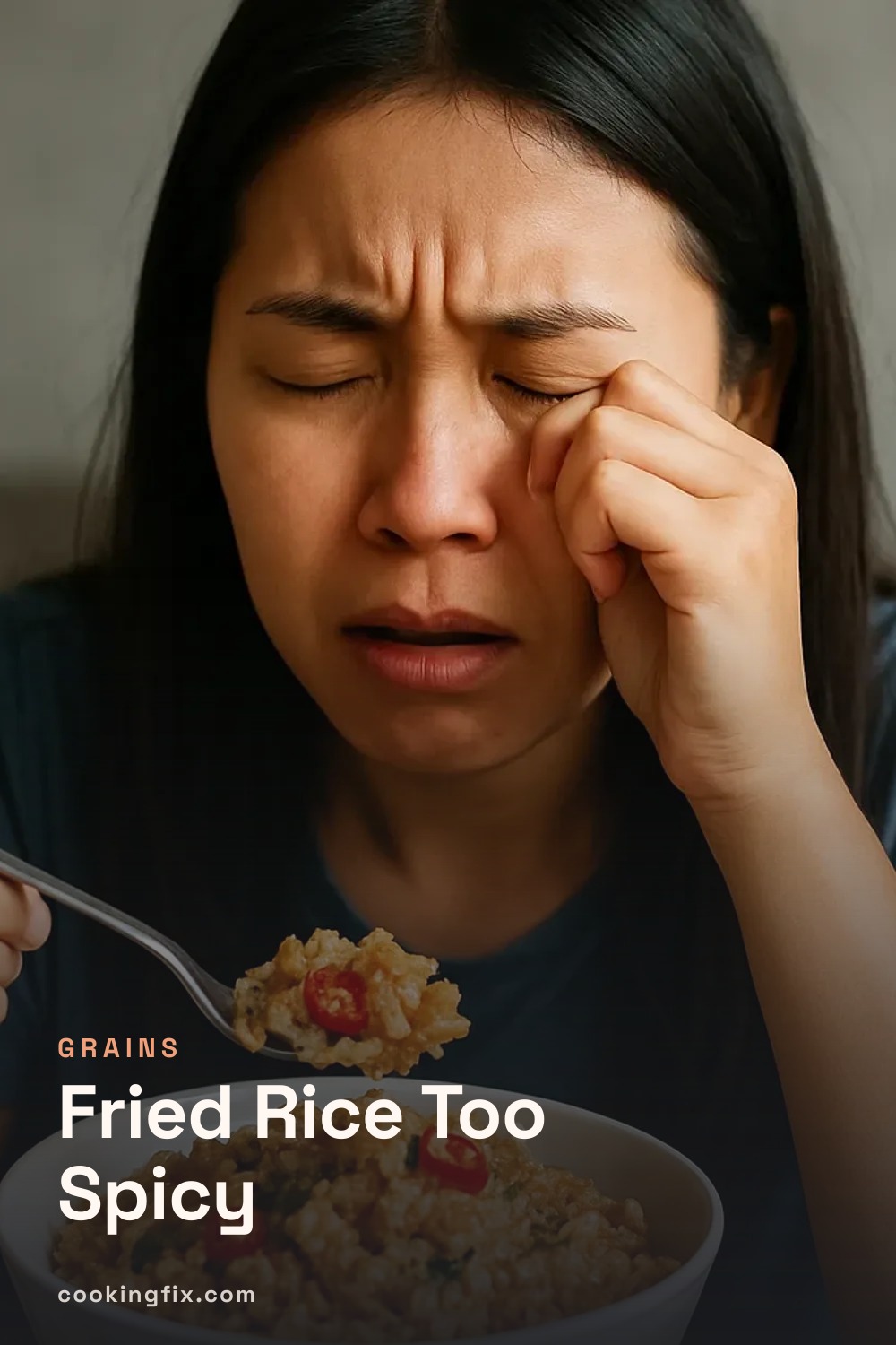 Fried Rice Too Spicy