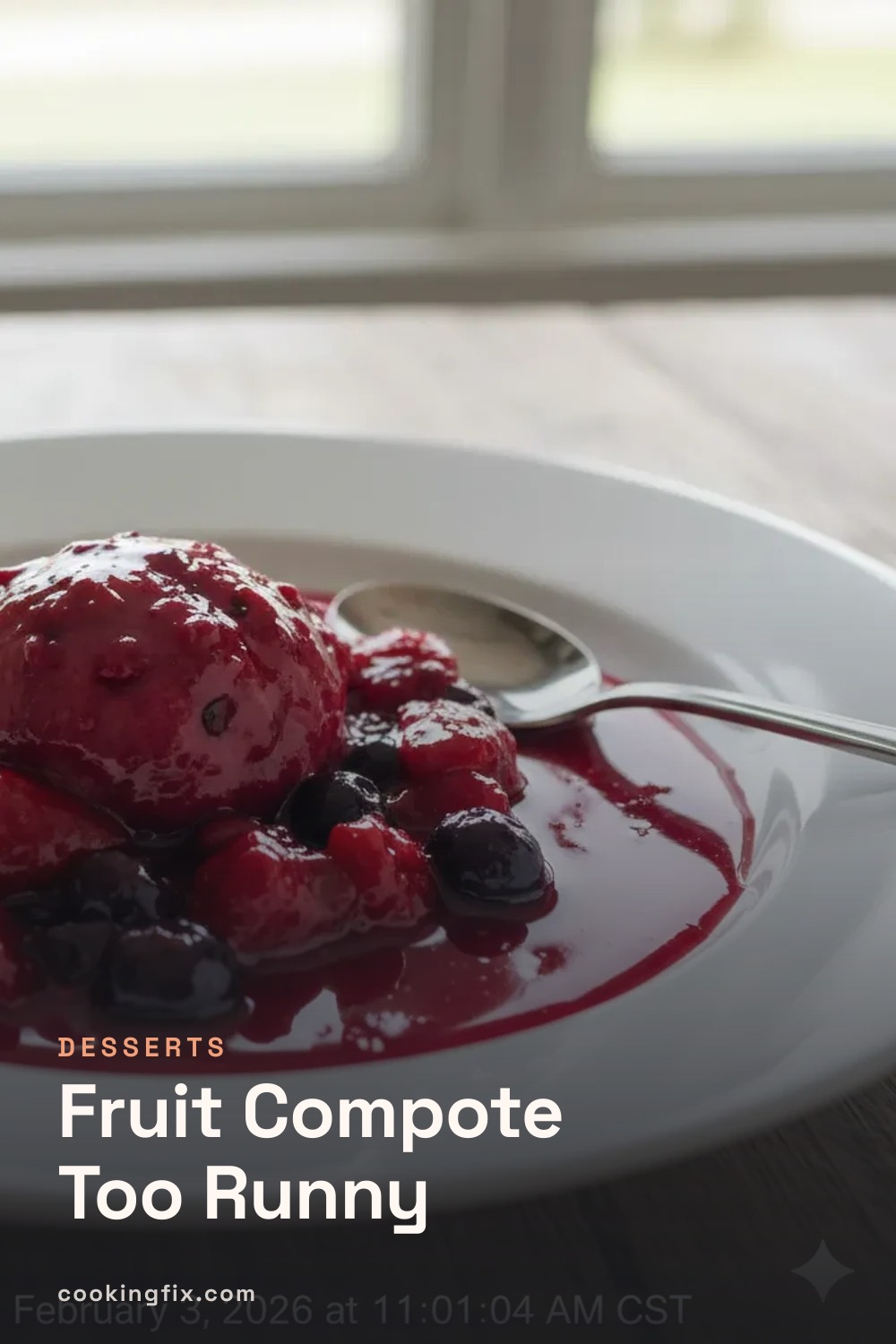 Fruit Compote Too Runny