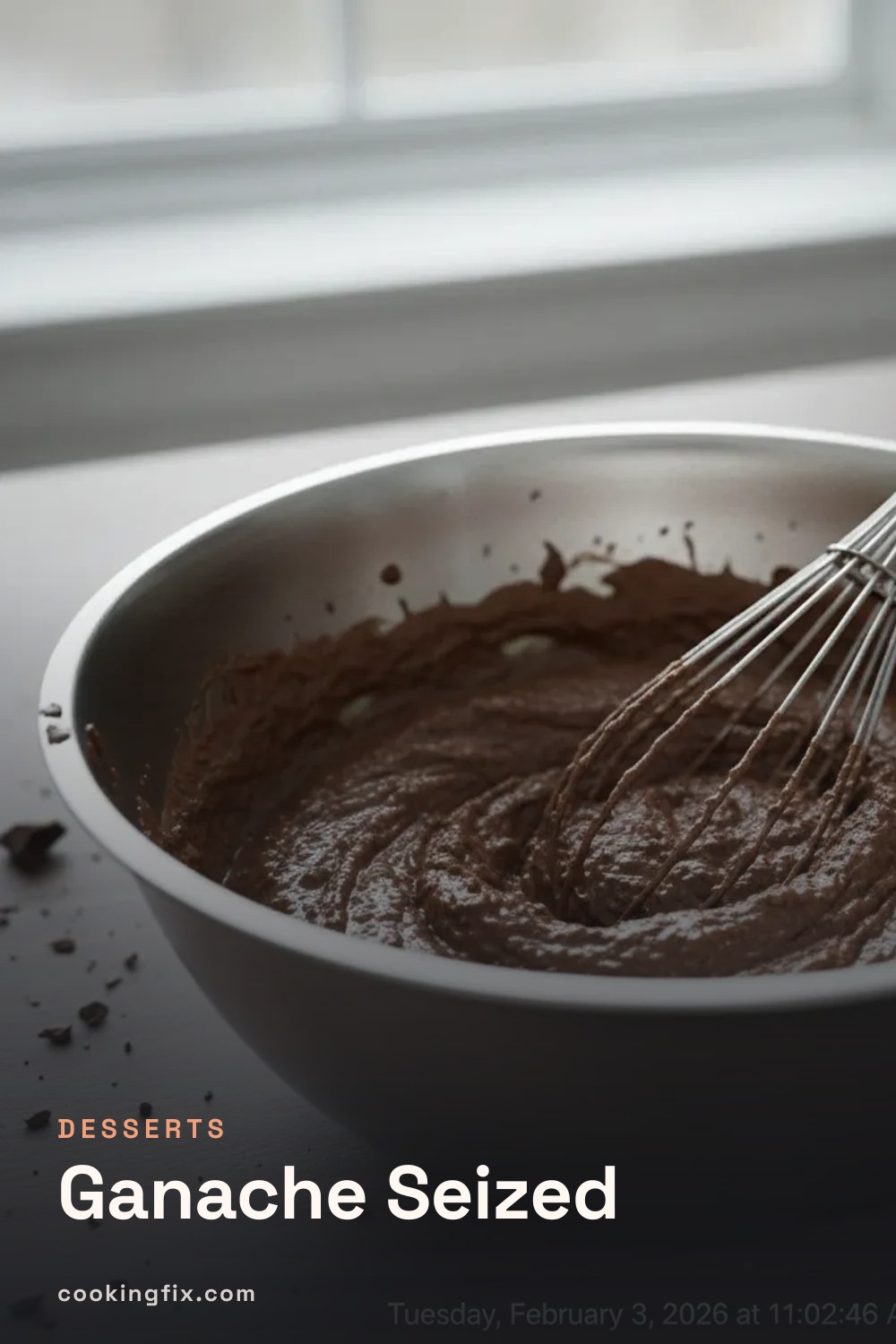 Ganache Seized
