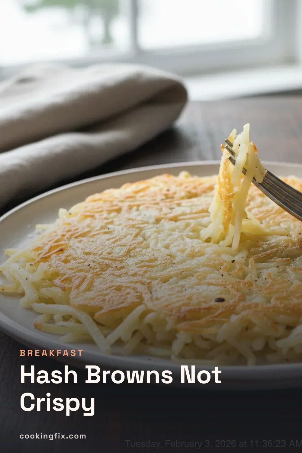 Hash Browns Not Crispy