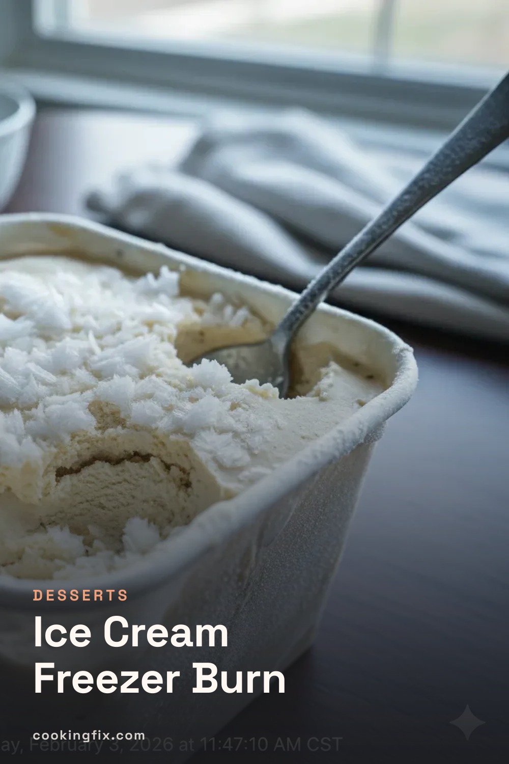 Ice Cream Freezer Burn