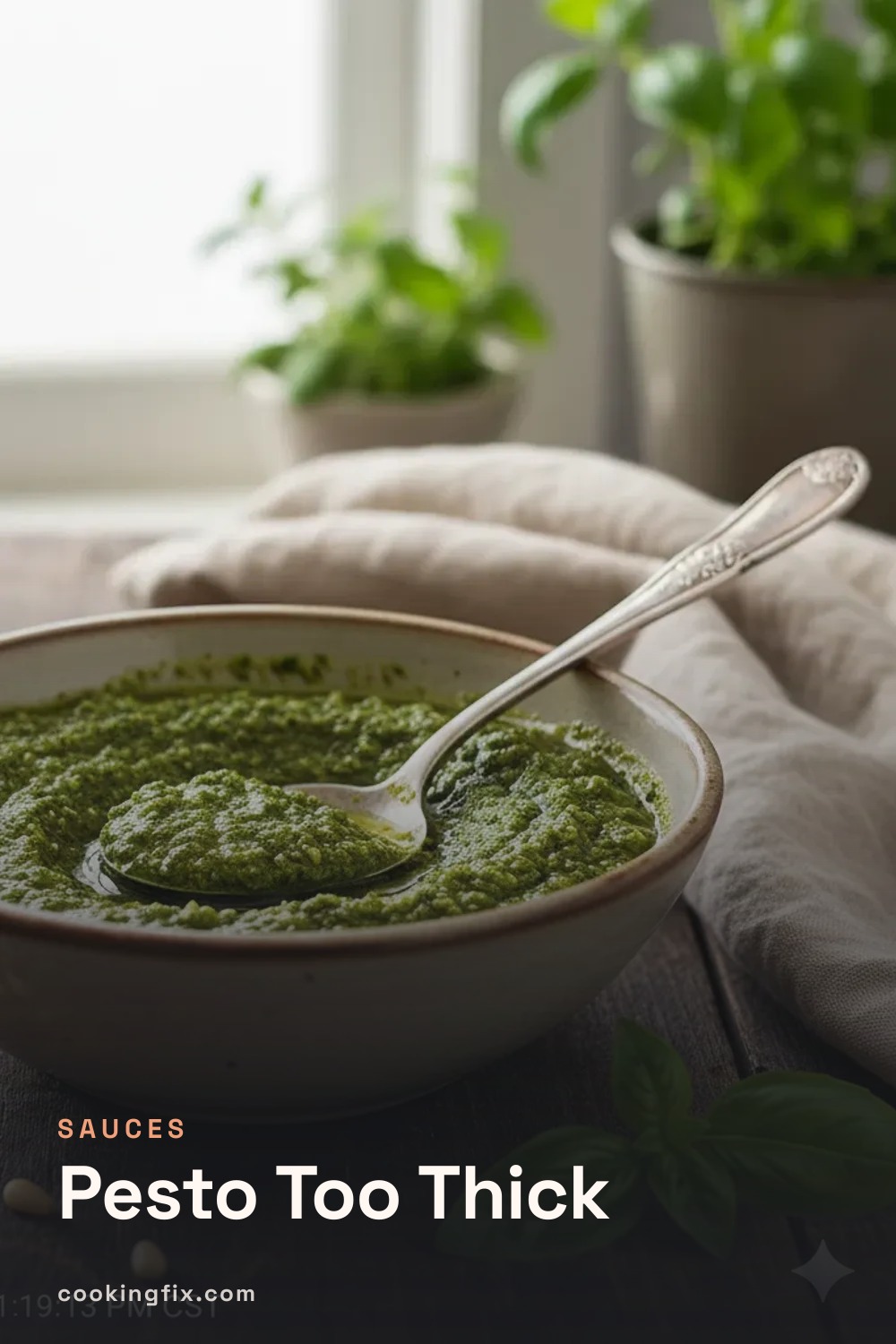 Pesto Too Thick
