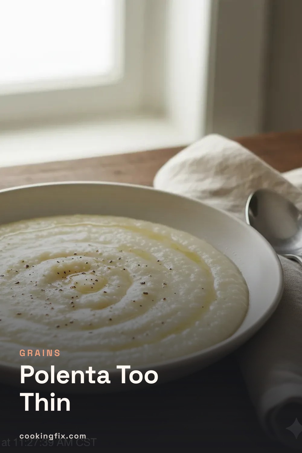 Polenta Too Thin