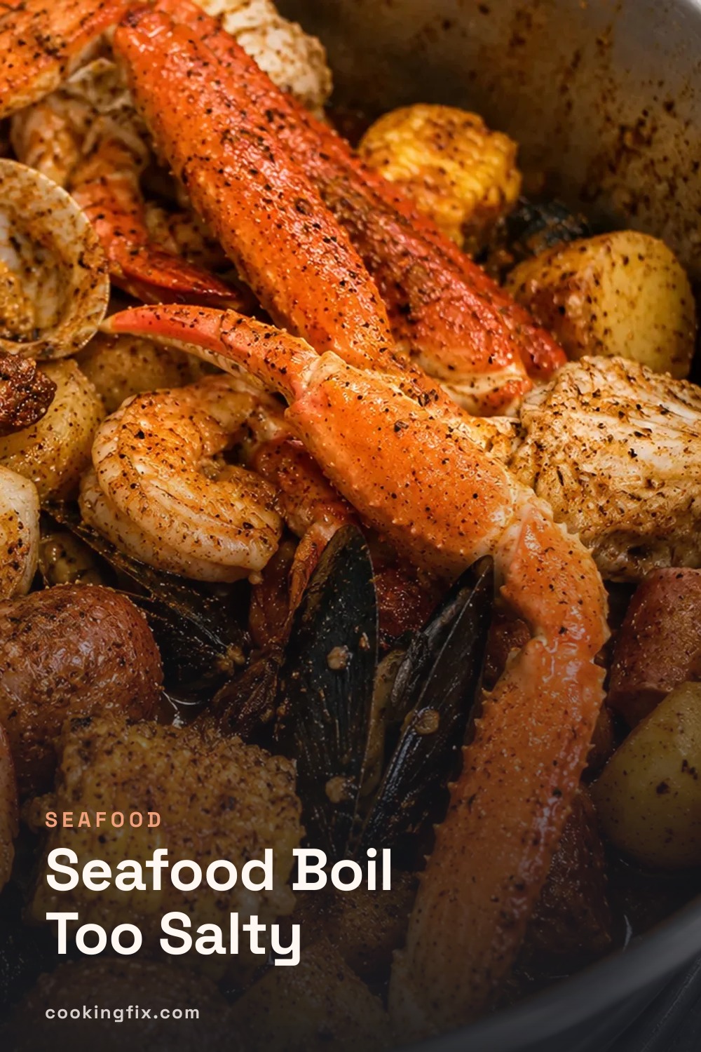 Seafood Boil Too Salty