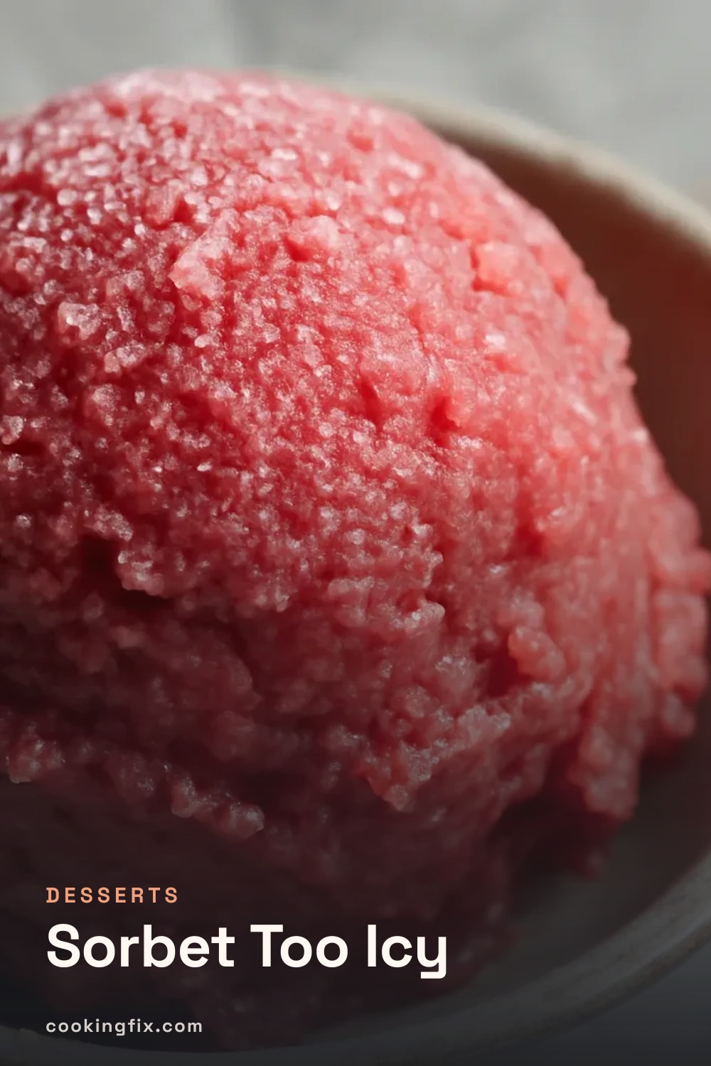 Sorbet Too Icy