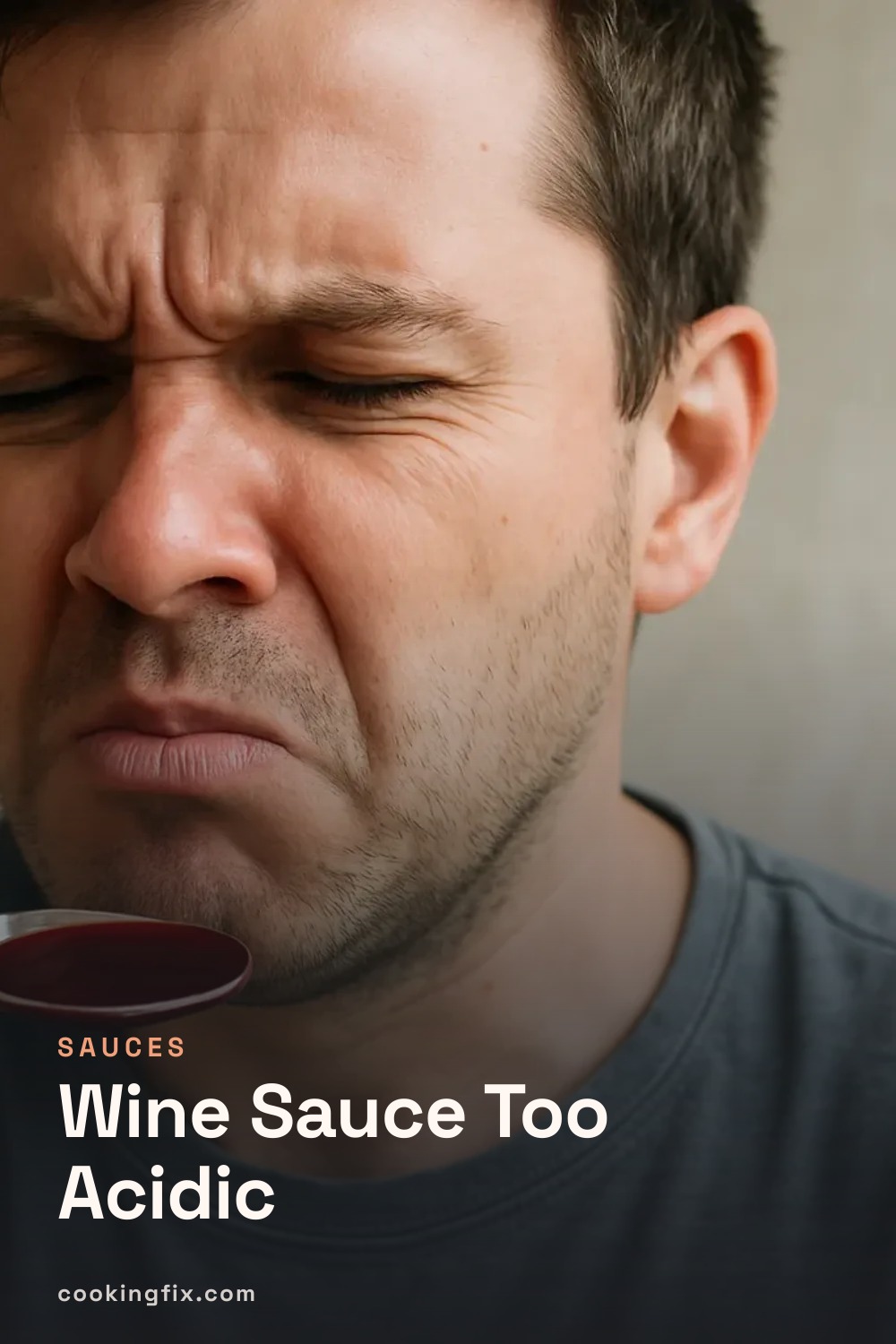 Wine Sauce Too Acidic