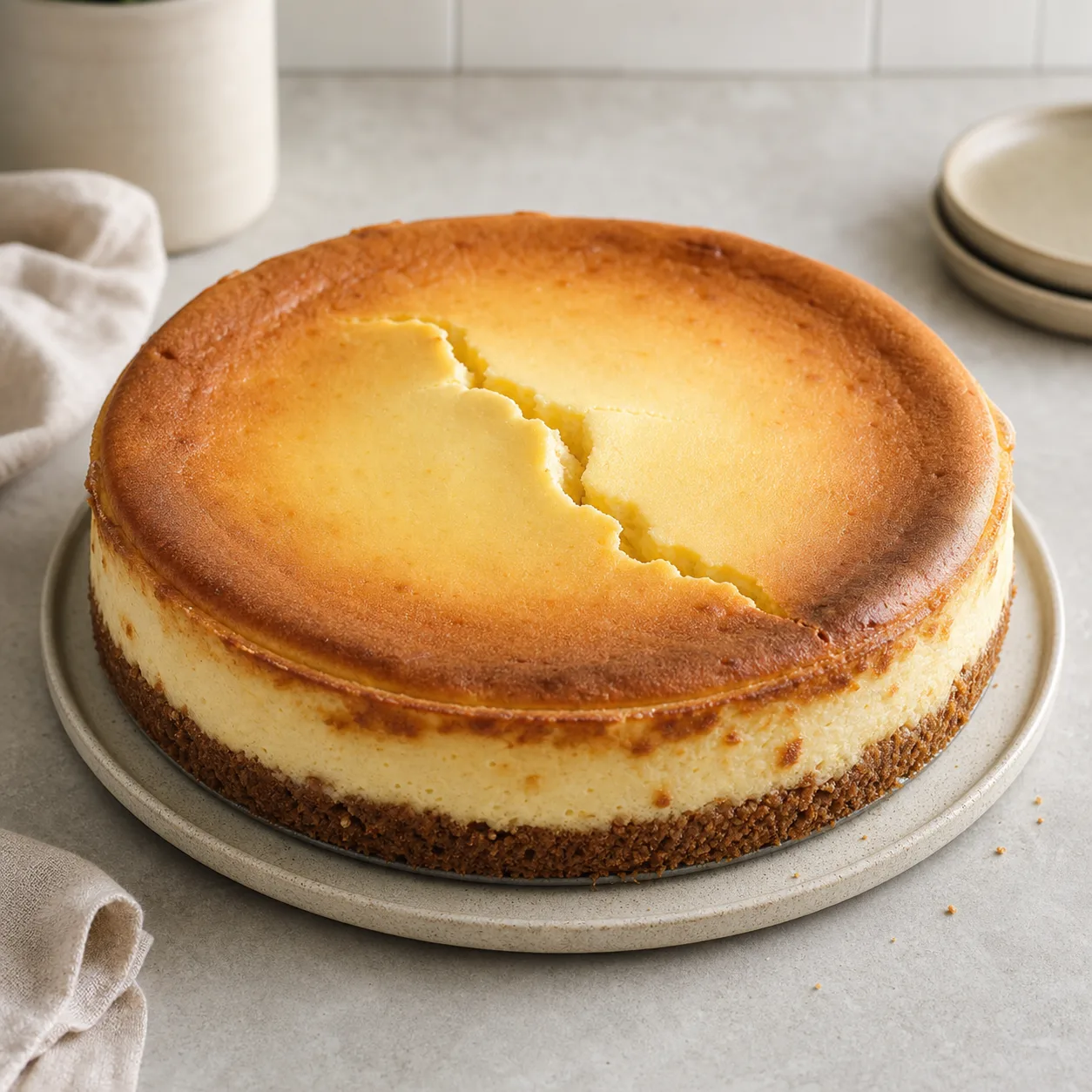 Cheesecake Cracked Top