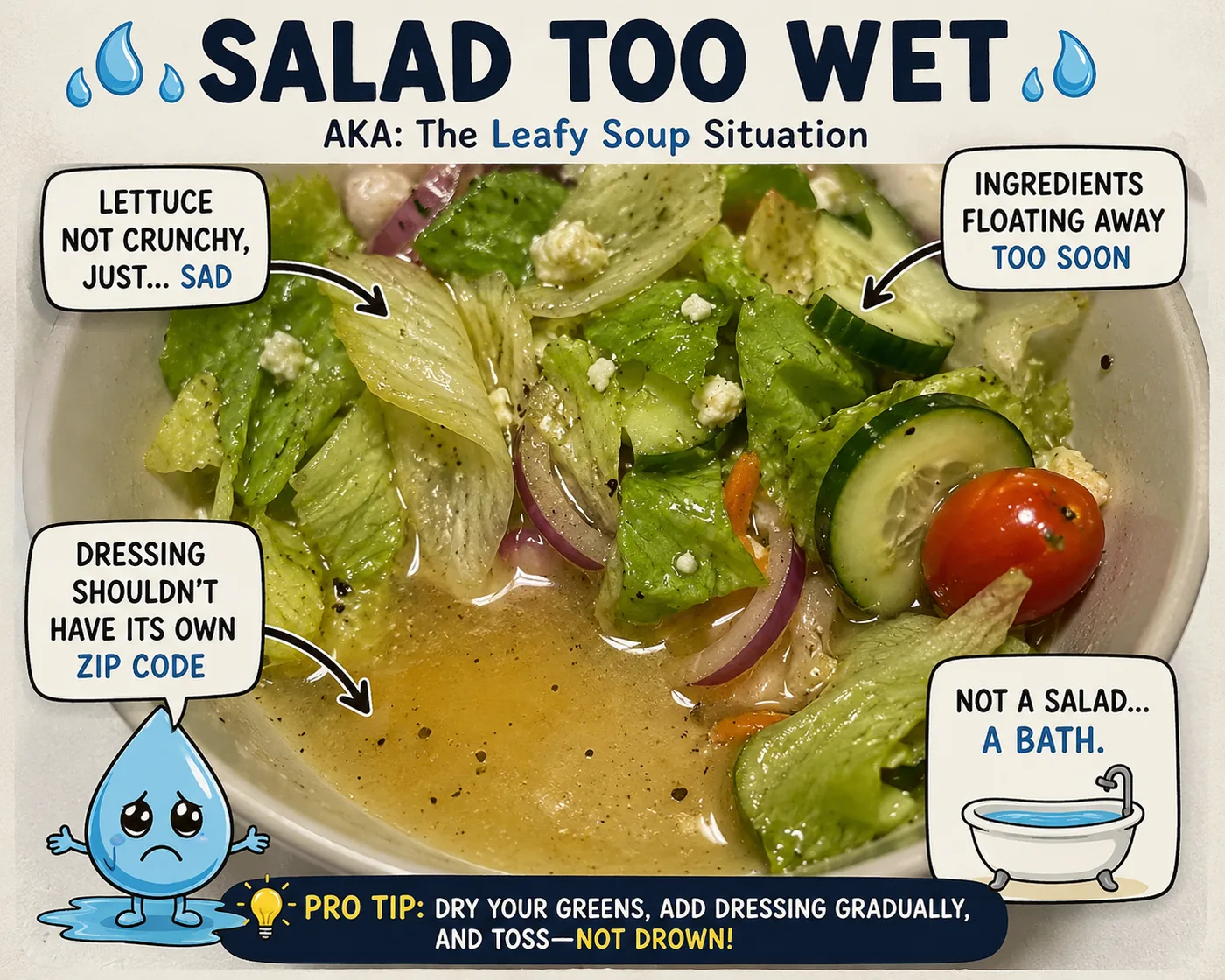 Salad Too Wet