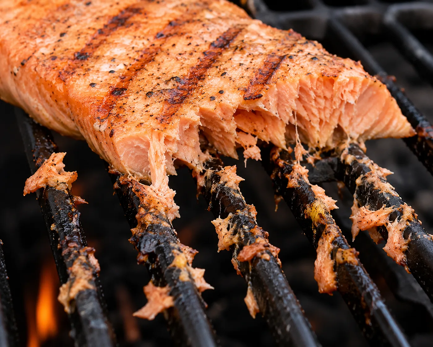 Salmon Sticking to Grill