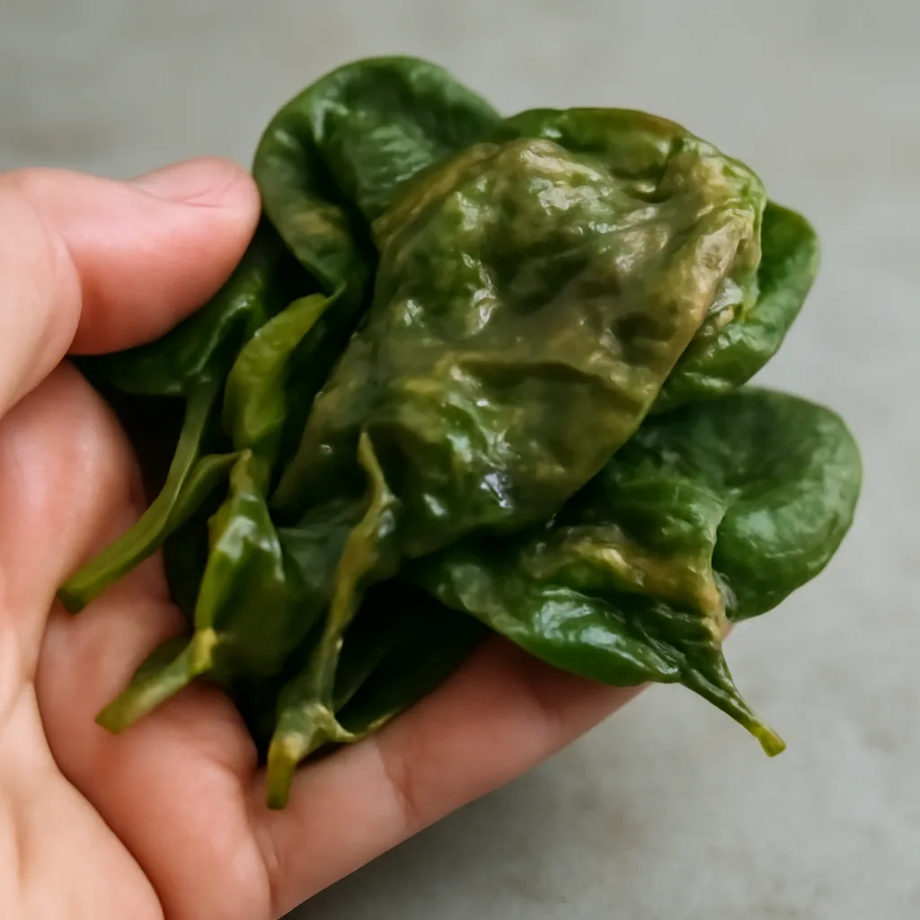 Spinach Slimy